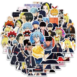 Autocollants waterproof motif anime Mashle Magic and Muscles, 50 pièces, stickers, graffiti, pour ordinateur portable, bagages, cahier, voiture, DIY