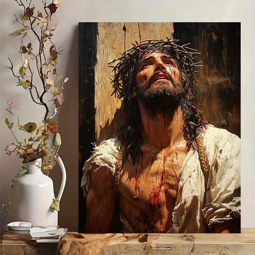 Puzzle de 500/1000 pièces, crucifixion et résurrection du Christ, jeux d'activités familiales pour salle de jeux, chambre à coucher, décoration de la maison, sans cadre