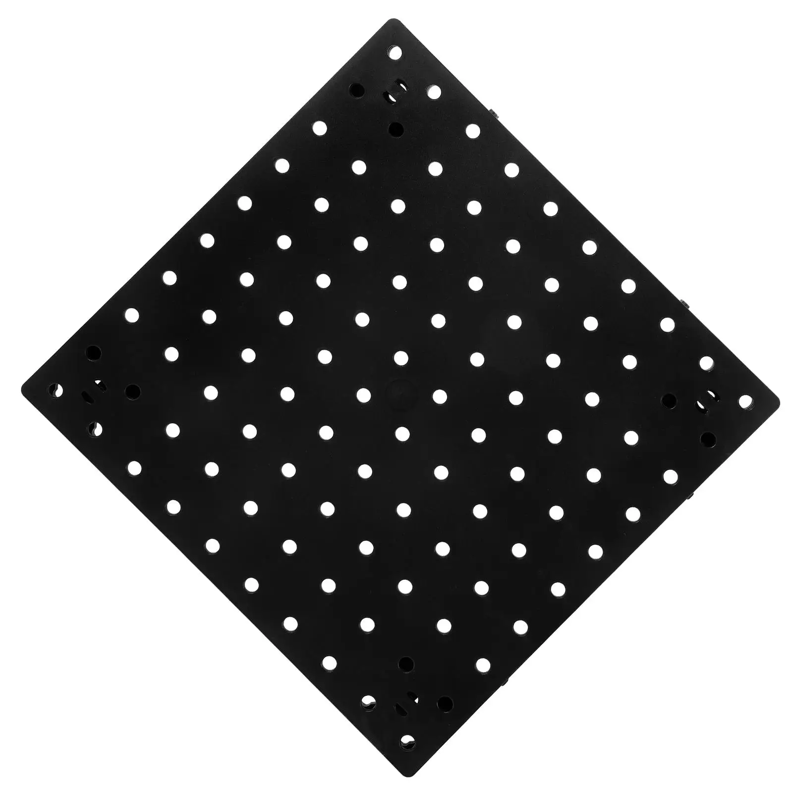 Plastic Pegboard Panel 25CMx25CM Black Mounted Tool ganizer for Garage Workshop Storage System Multi Functional Easy