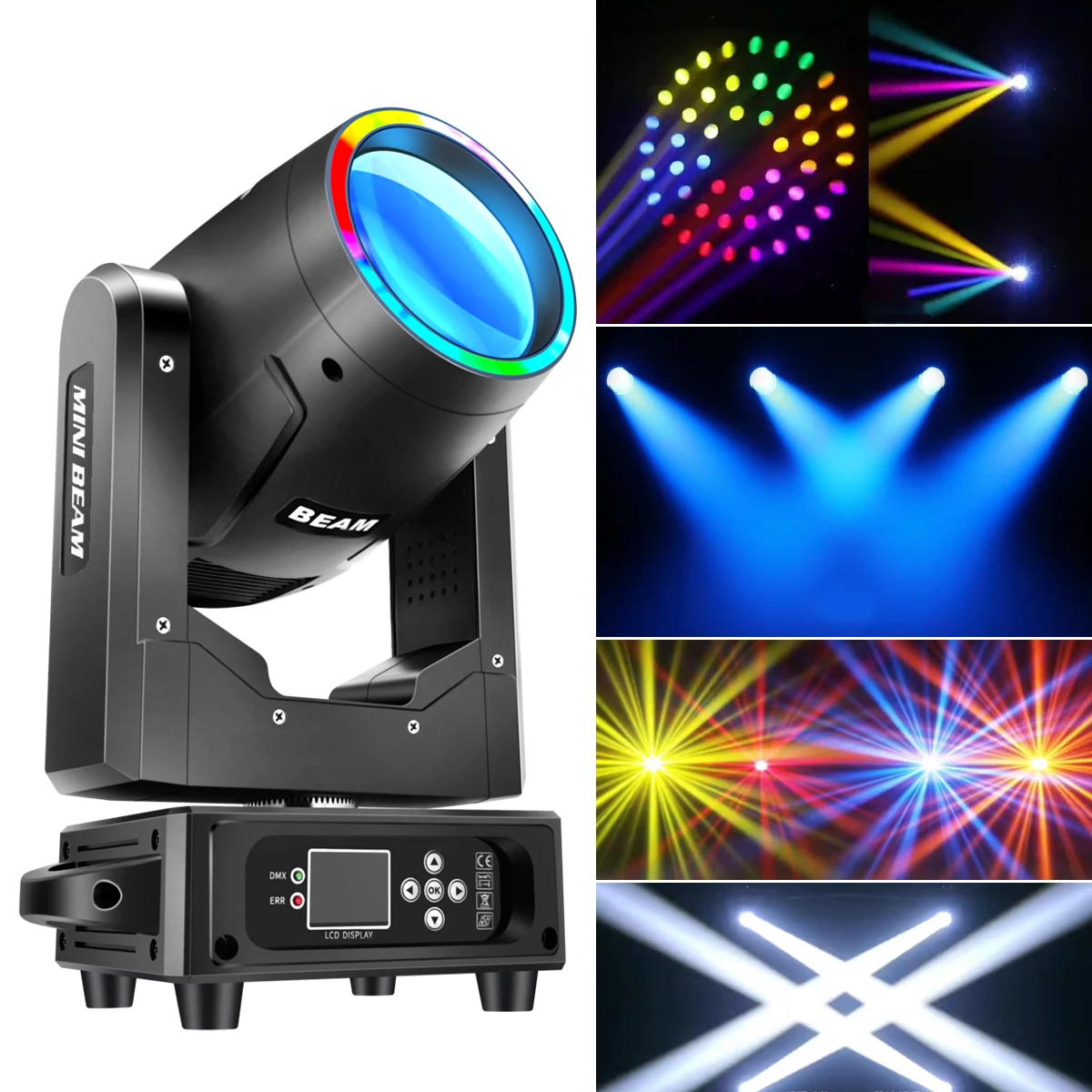 

Beam 295W Moving Head Light 8+16+24 Prisms Sharpy Light Spot DMX512 DJ Cabeza Movil Stage Equipment For Wedding Concern Club