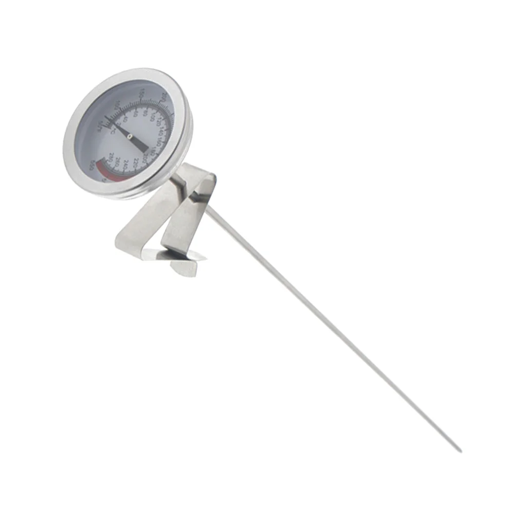 

Digital Oven Thermometer Temperature Gauge BBQ Hot Oil with Clip Stainless Steel