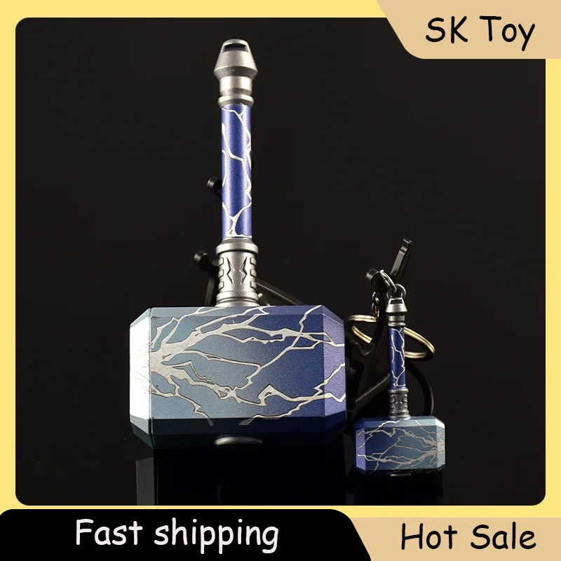 Valorant Smite Seria Noży Gadżety do Gier Całkowicie Metalowy Brelok Figurka Akcji Miecz Zabawka Dekoracja Ozdoby Prezenty Kolekcje