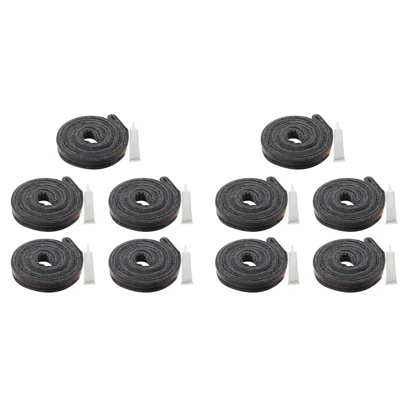 Kit de sellado de tambor de secadora FGGS-10X W10116343 para Whirlpool, Kenmore, Maytag, Kitchenaid, Amana, Crosley - Repuestos para secadoras