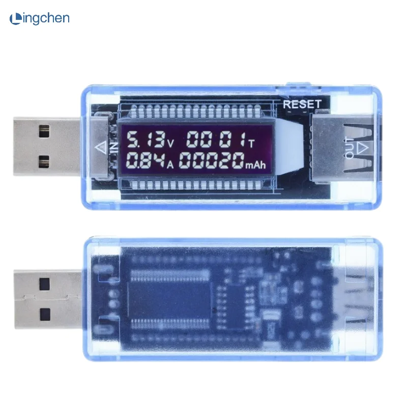 USB充電器テスター,電圧電流計,電圧計,バッテリー容量テスター,携帯型電力検出器