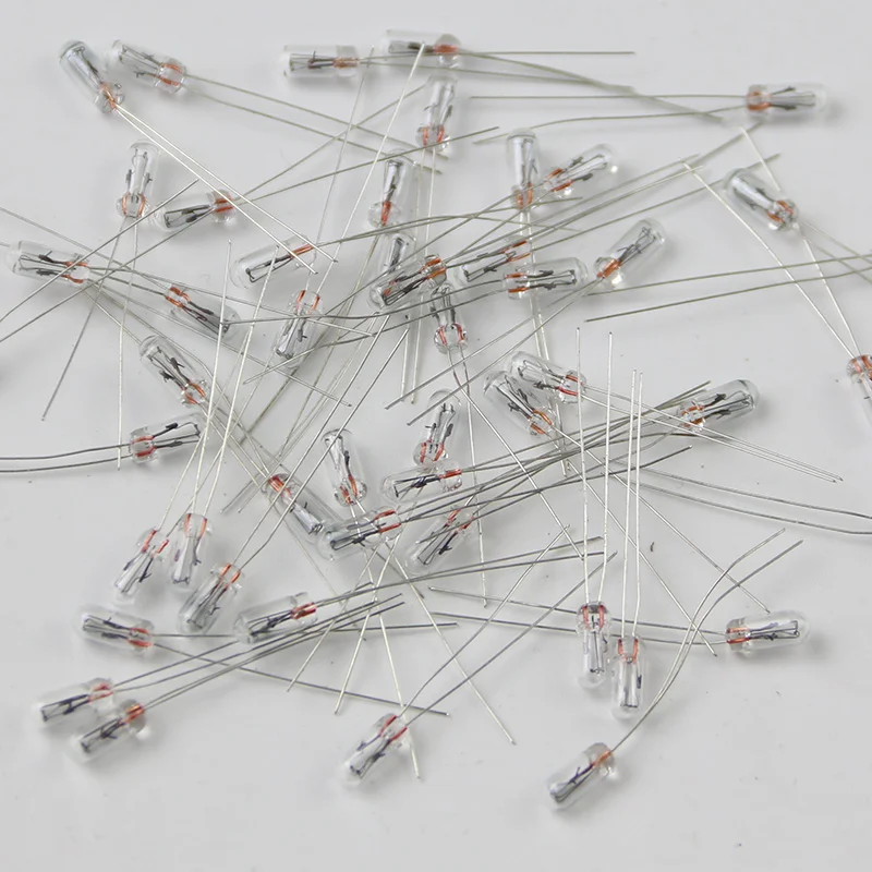 10 sztuk miniaturowych 0,07A 3mm 4mm 5mm 1,5V, 3V, 6V, 9V, 12V, 24V żarówka Edison żarówka ryżowa