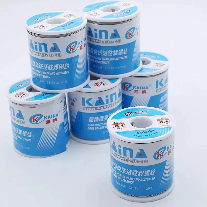 

KANA High Brightness No Wash Solder Wire 63 Solder Rosin Cored Wire 450g Tin Wire 0.5mm 0.6mm 0.8mm 1.0mm 1.2mm 1.5mm 2.0mm