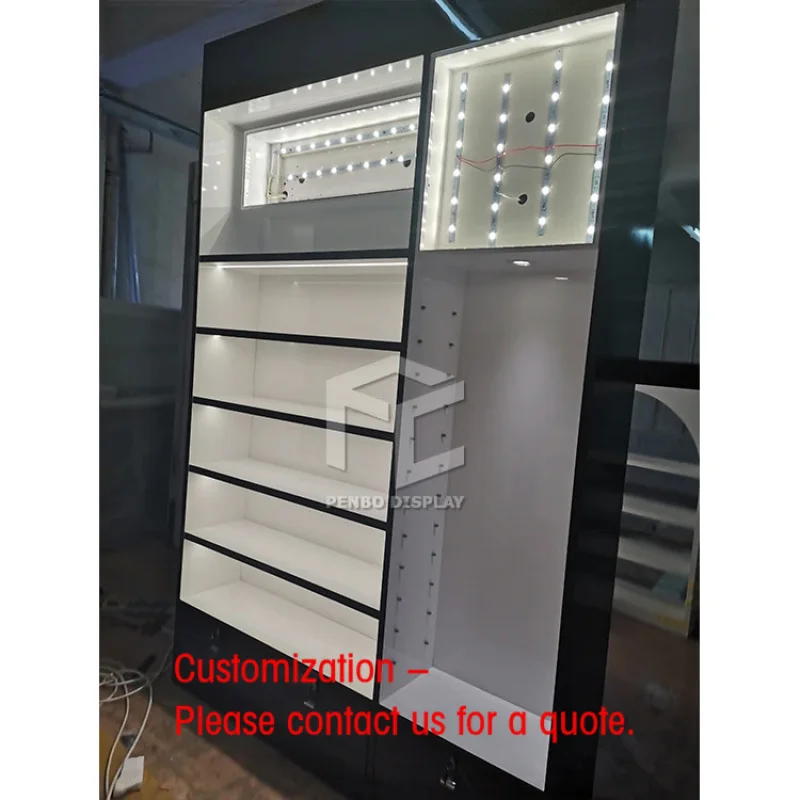 custom.Cosmetic showcase Design Makeup Shop Fitting Equipment