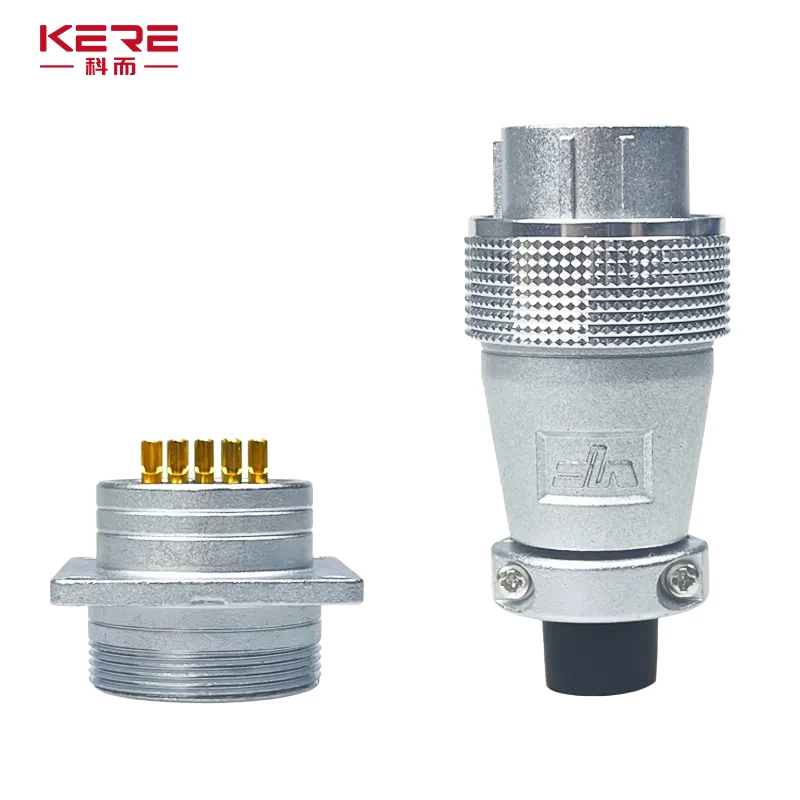 WS24 PLS24 Circular Metal Aviation Socket Plug Wire Female Male Connector M24 P24 Threaded Coupling Panel 6/10/12/19 Pin