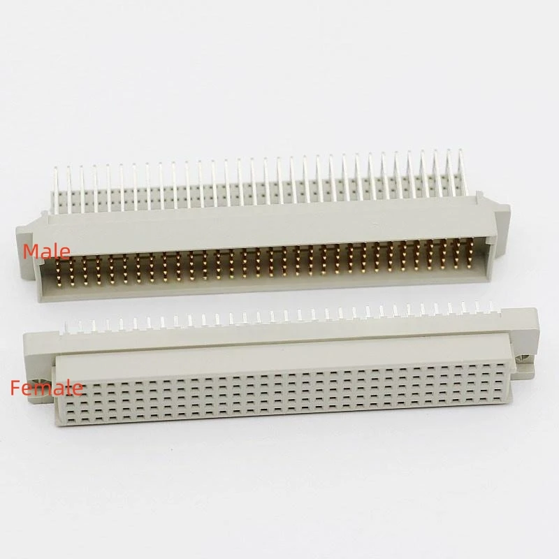 1PCS European Socket DIN41612 160P 5X32P Five Row Bent Male Straight Female Bent Pin Connector