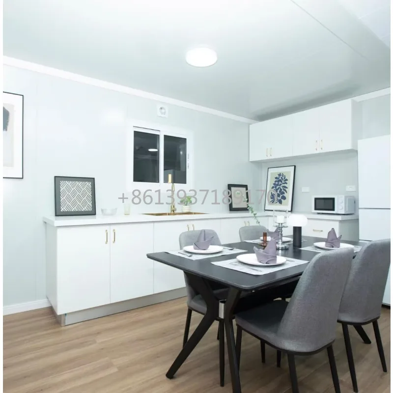 Modern Design Luxury Villa Houses Modern Extendable Container House with 3 Bedroom Tiny House 1 Kitchen Folding Boxable