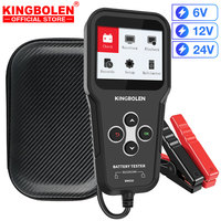 KINGBOLEN BM520 Professional Car Battery Tester 6V 12V 24V Truck Battery diagnostic Tool 12V Battery Analyzer Cranking