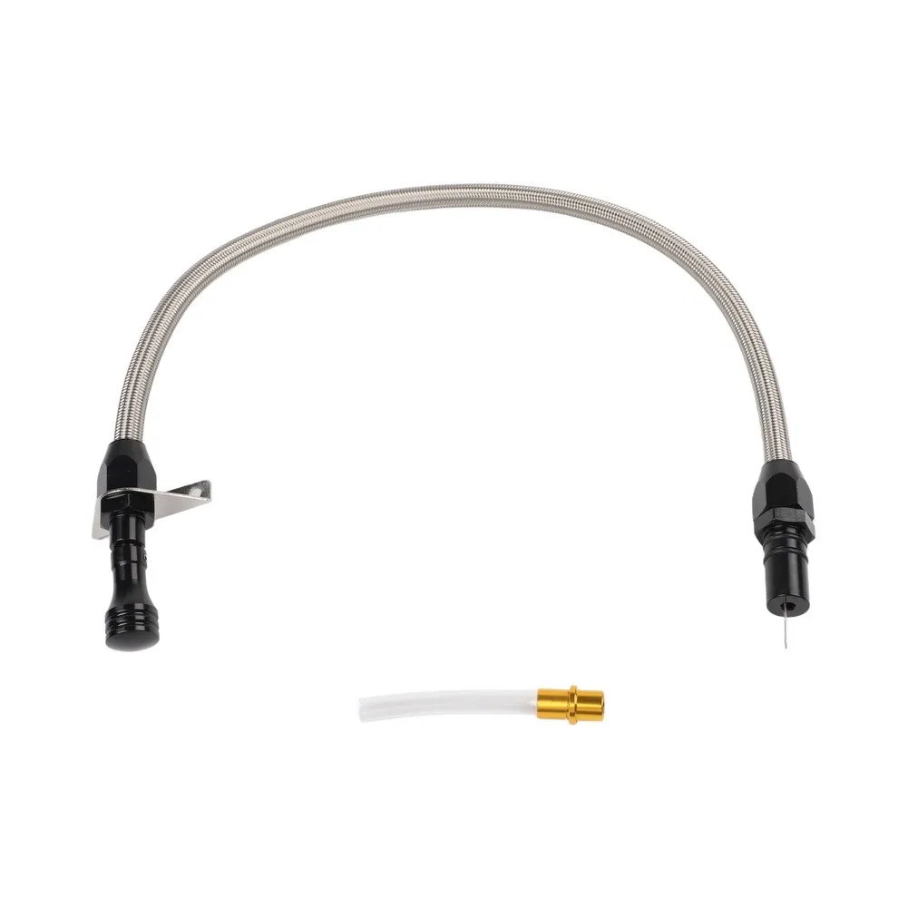 Flexible Stainless Steel Dipstick Compatible with For 700R4 4L60E 4L80E Transmissions and Equipped with Cold Hot Oil Marks