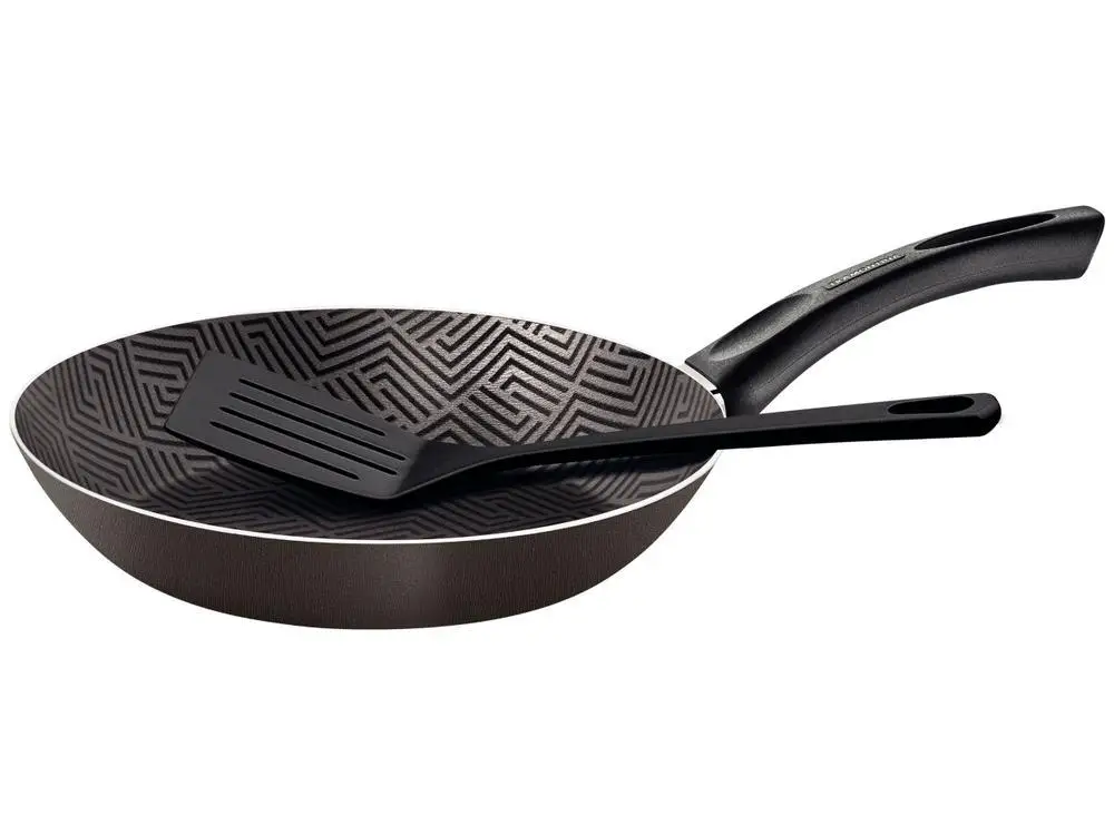 Paris Lead 22cm Aluminum Tramontina Nonstick Frying Pan with Spatula