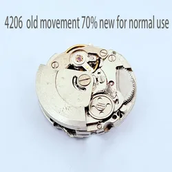 Watch accessory 4206 old movement, washed with oil, 70% new for normal use,4206 Original movement