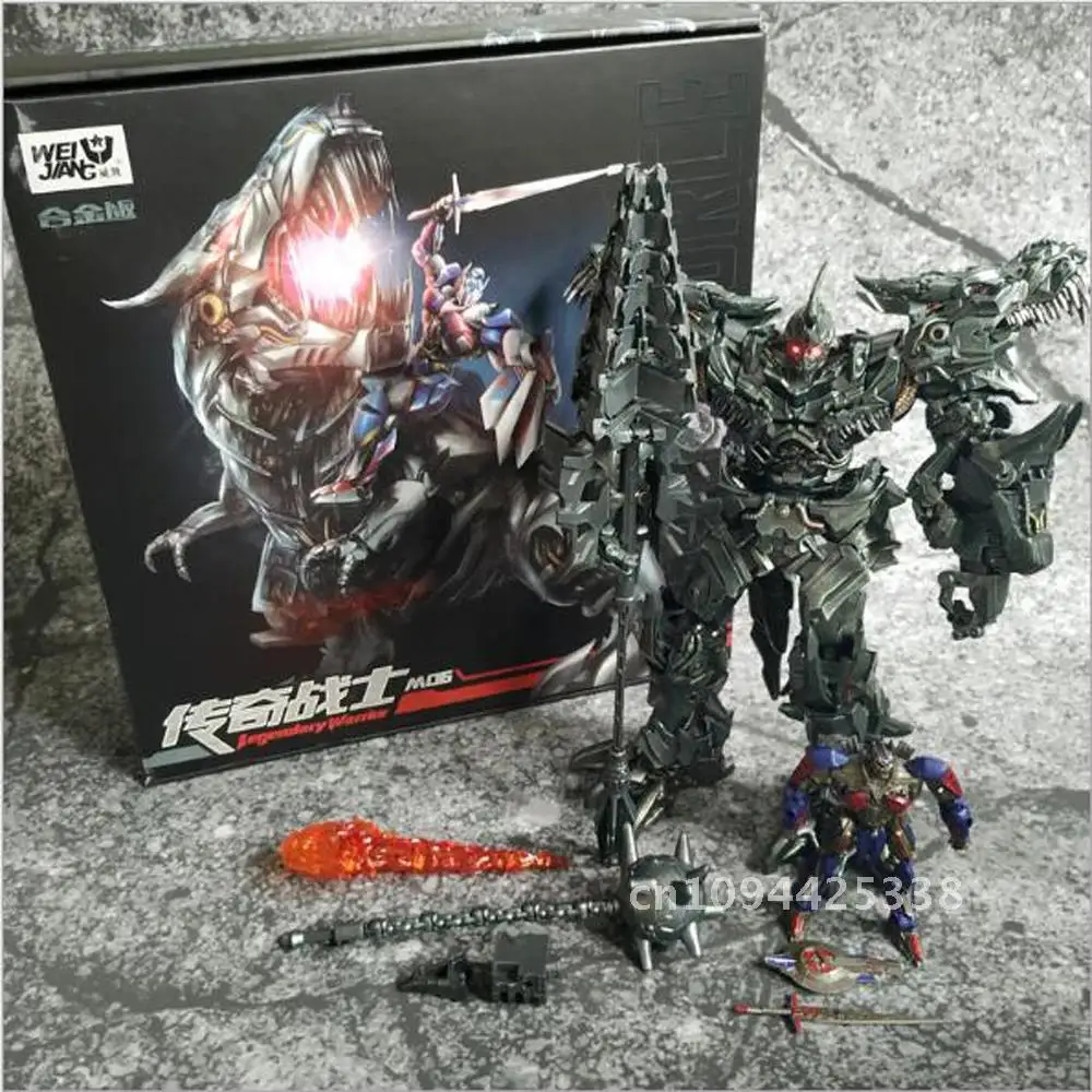 Transformation Toys Grimlock WEIJIANG W8600 BMB LS05 Action Figurine SS07 MP08 Alloy Anime Dinosaur Deformable Robot