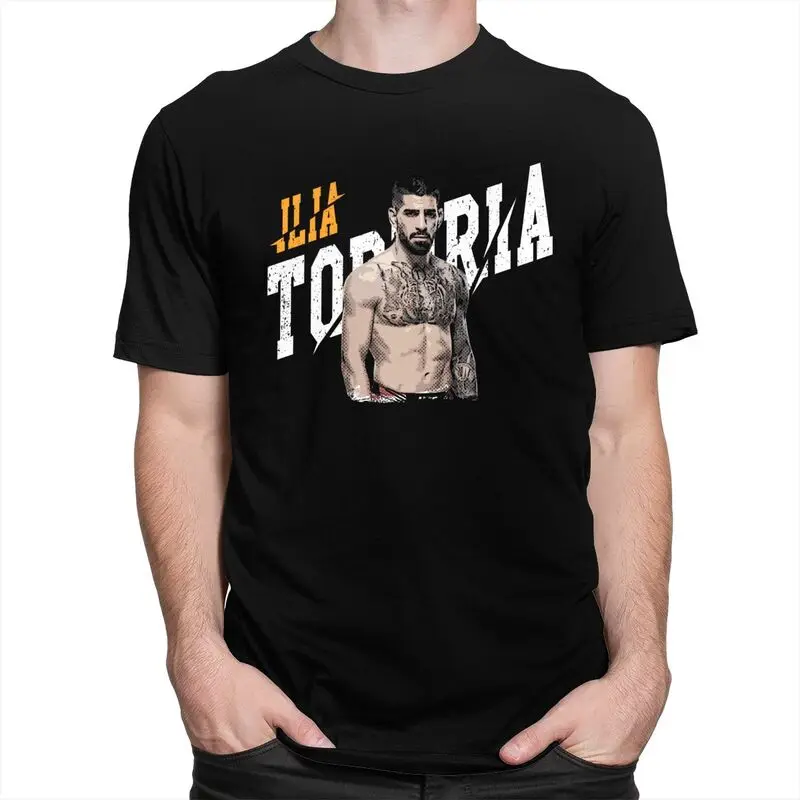 Custom Classic Ilia Topurias T Shirt Men Short Sleeved Cotton T-shirt Leisure Spain Boxer Tee Tops Graphic Tshirt