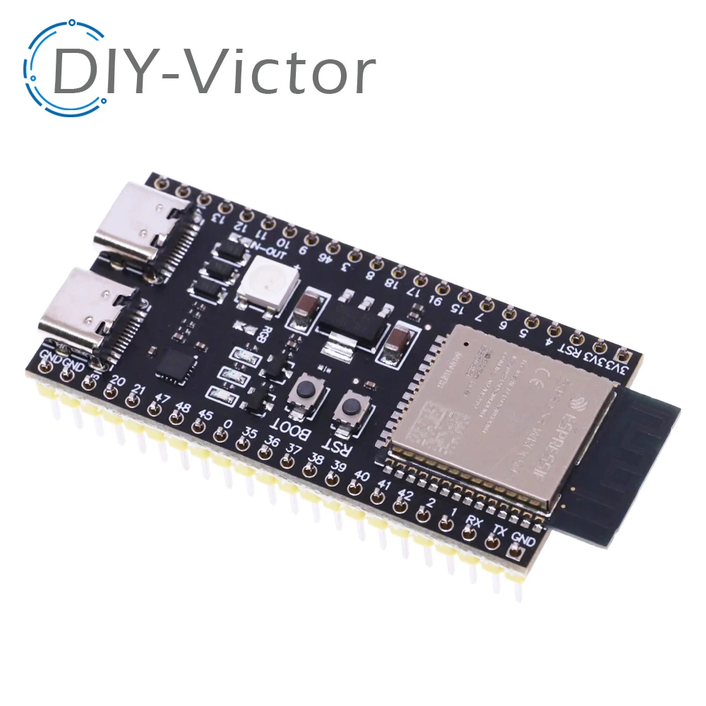 لوحة تطوير إنترنت الأشياء المزدوجة من النوع C ، لوحة أساسية ، واي فاي ، بلوتوث ، N8R2 ، N16R8 ، اردوينو #3