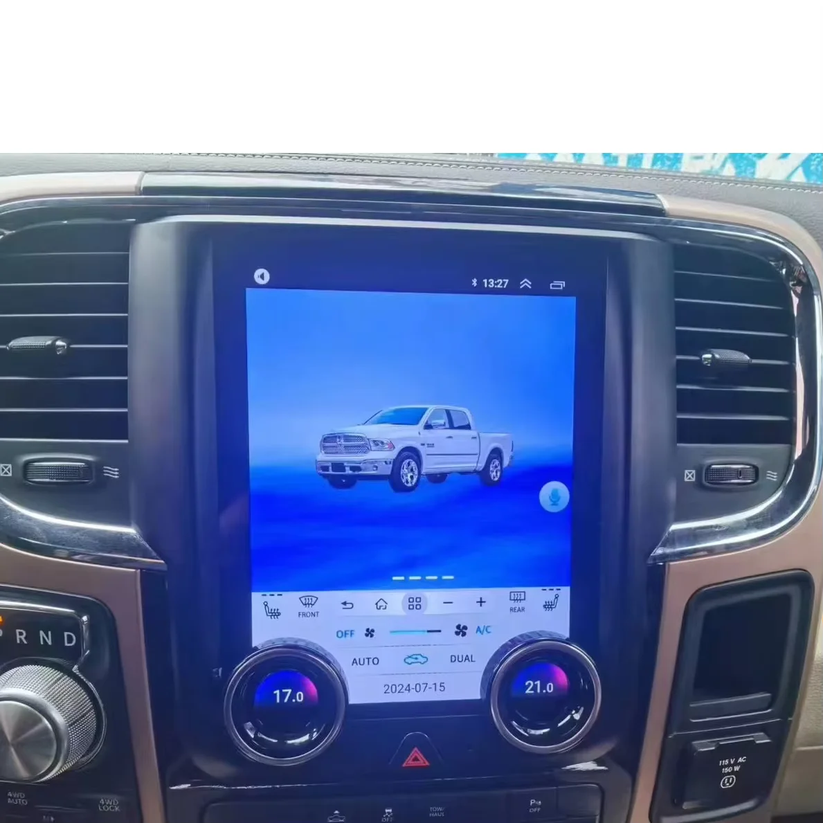 راديو سيارة أندرويد 14 لدودج رام 1500 2500 3500 2013-2018 مشغل وسائط متعددة صوت أوتوماتيكي 9.7 بوصة فيديو بمقبض مزدوج
