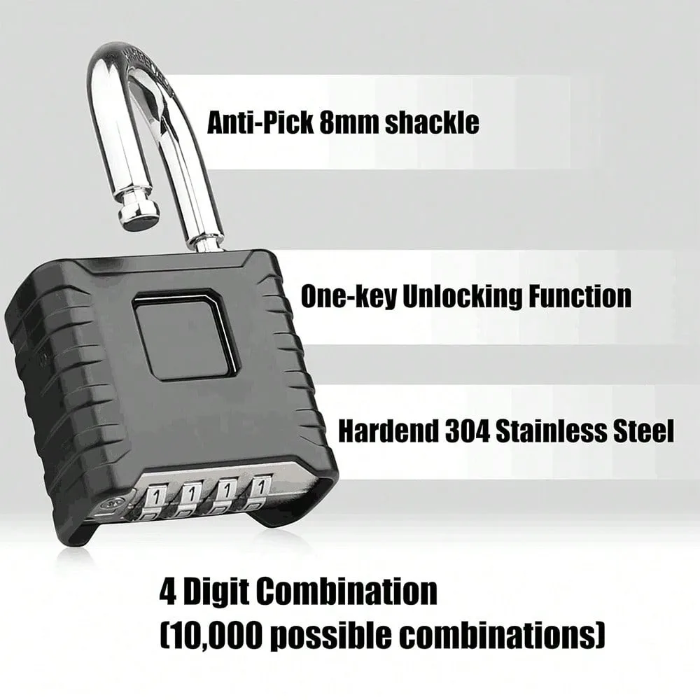 CDOK KP53 outdoor waterproof and rust-proof padlock, mechanical password unlocking, reinforced material