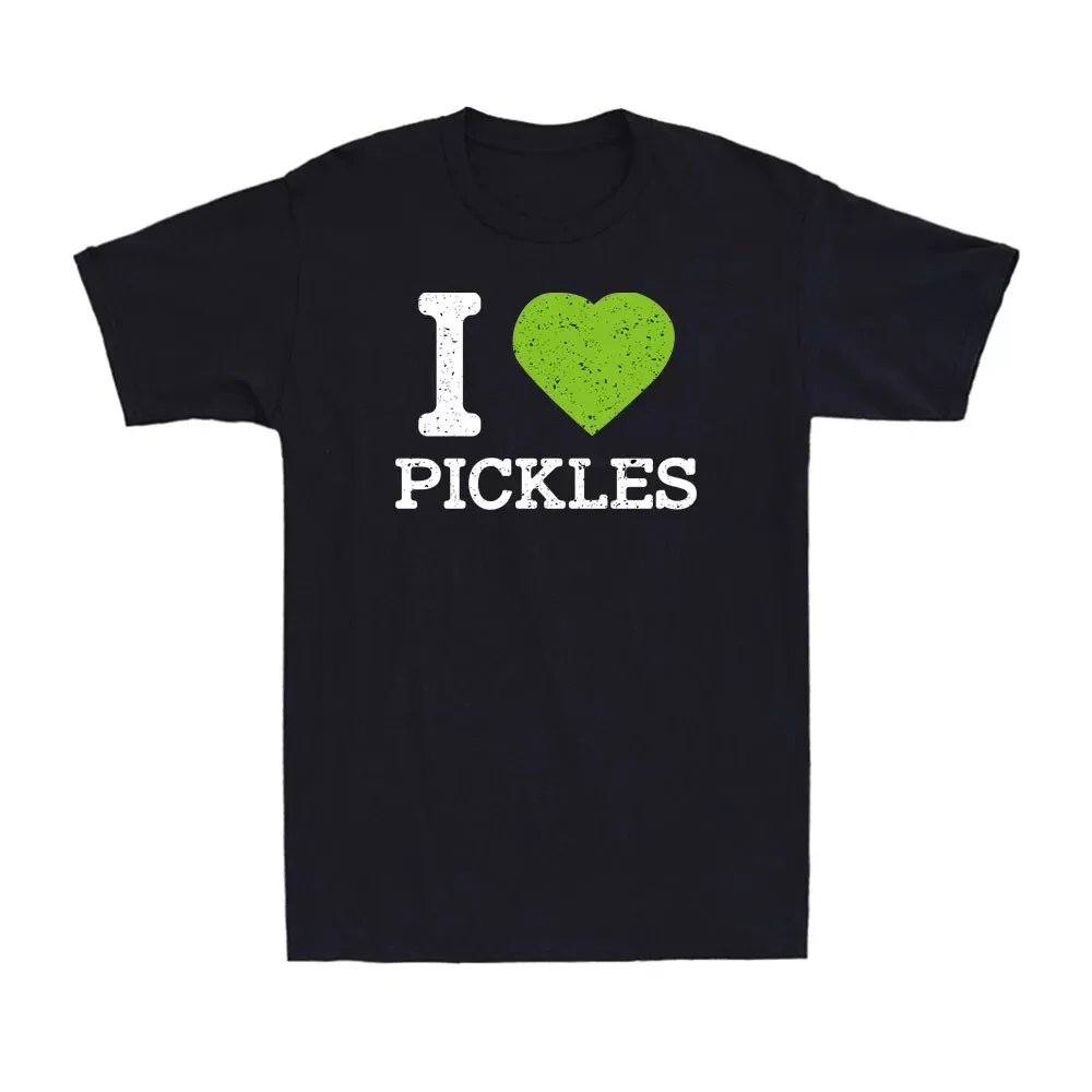 

I Love Pickles Pickle T Shirt Funny Lover s Men's Cotton