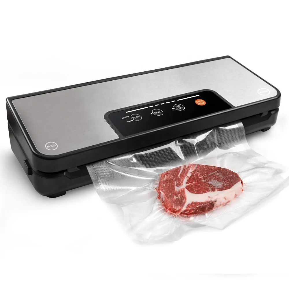 Newest Home Use Electric Food Saver Machine Handheld Vacuum Sealer with Roll Holder Wholesale Plastic for Household Use