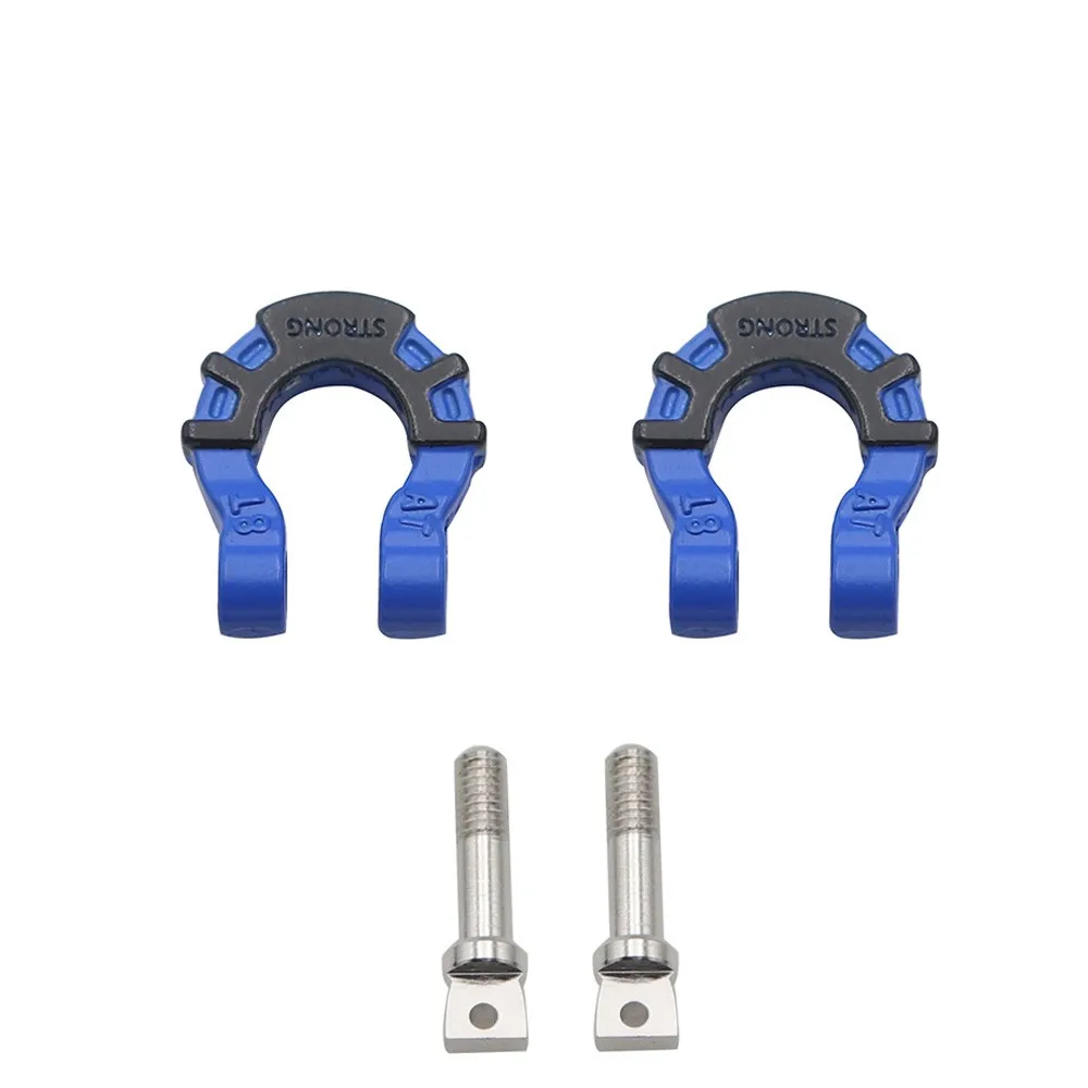 Metall Vorne Hinten Stoßstange Anhänger Haken Hitch Rettungs Abschleppschäkel Für 1/10 Rc Crawler Auto Traxxas Trx4 Trx6 Axial Scx10 D90 Yikong – Detail 7