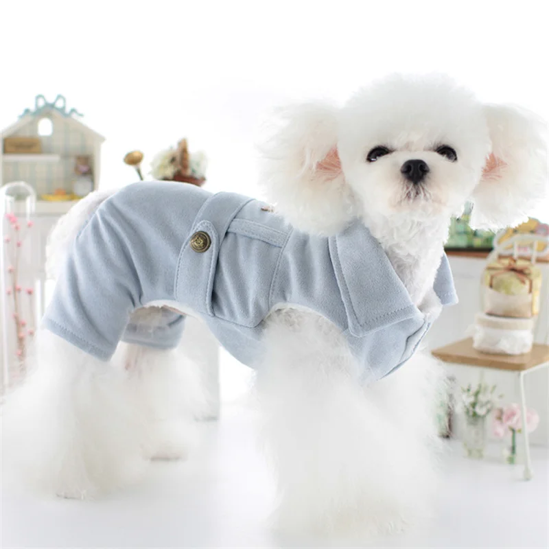 Pet Clothes Dog Dress Winter Small Dogs Jumpsuit Couple Puppy Clothing Coat Poodle Yorkshire Pomeranian Shih Tzu Dog Costume