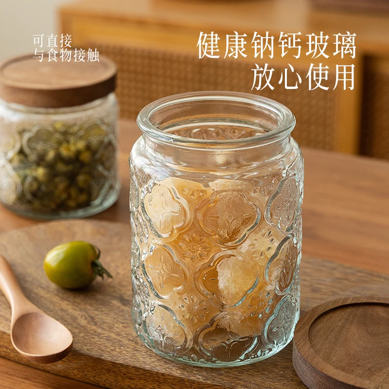 Frasco de vidro selado, subembotellado, lanches selados, tanque de armazenamento