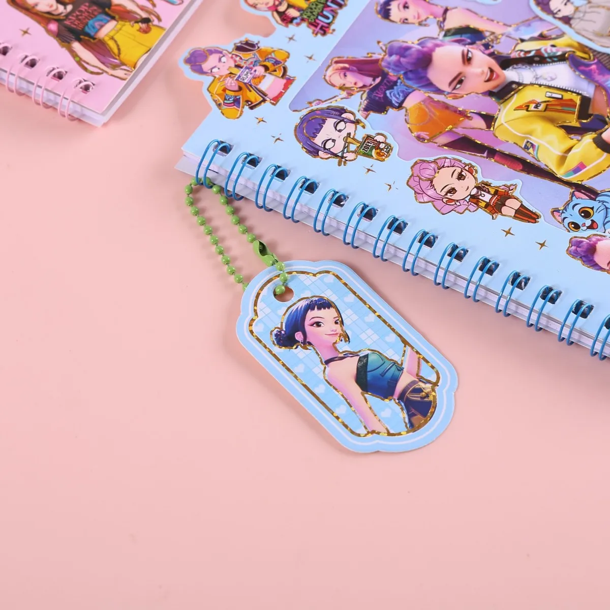 2026 hot Cute cartoon Anime K-pop Coil Notebook Journaling Supplies DIY Phone Case Decoration Stickers for Birthday gift
