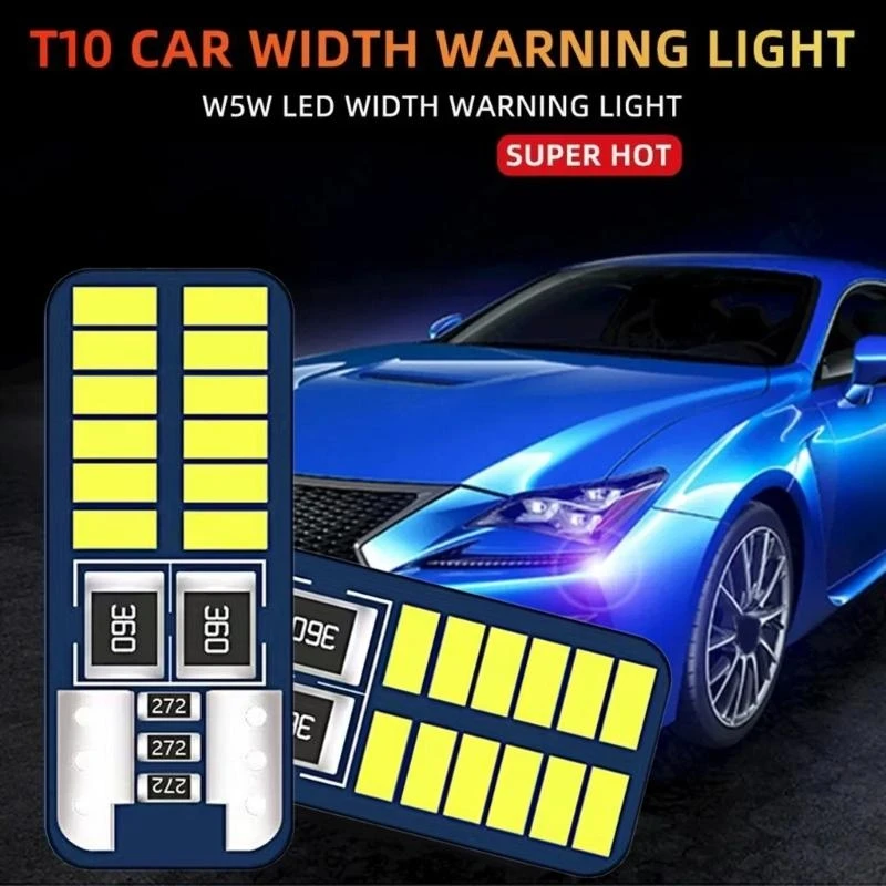0xxd ترقيات الألومنيوم T10 مصابيح وقوف السيارات LED مصابيح مؤشر المؤشر للسائقين الذين يركزون على تقليل استهلاك طاقة المركبات