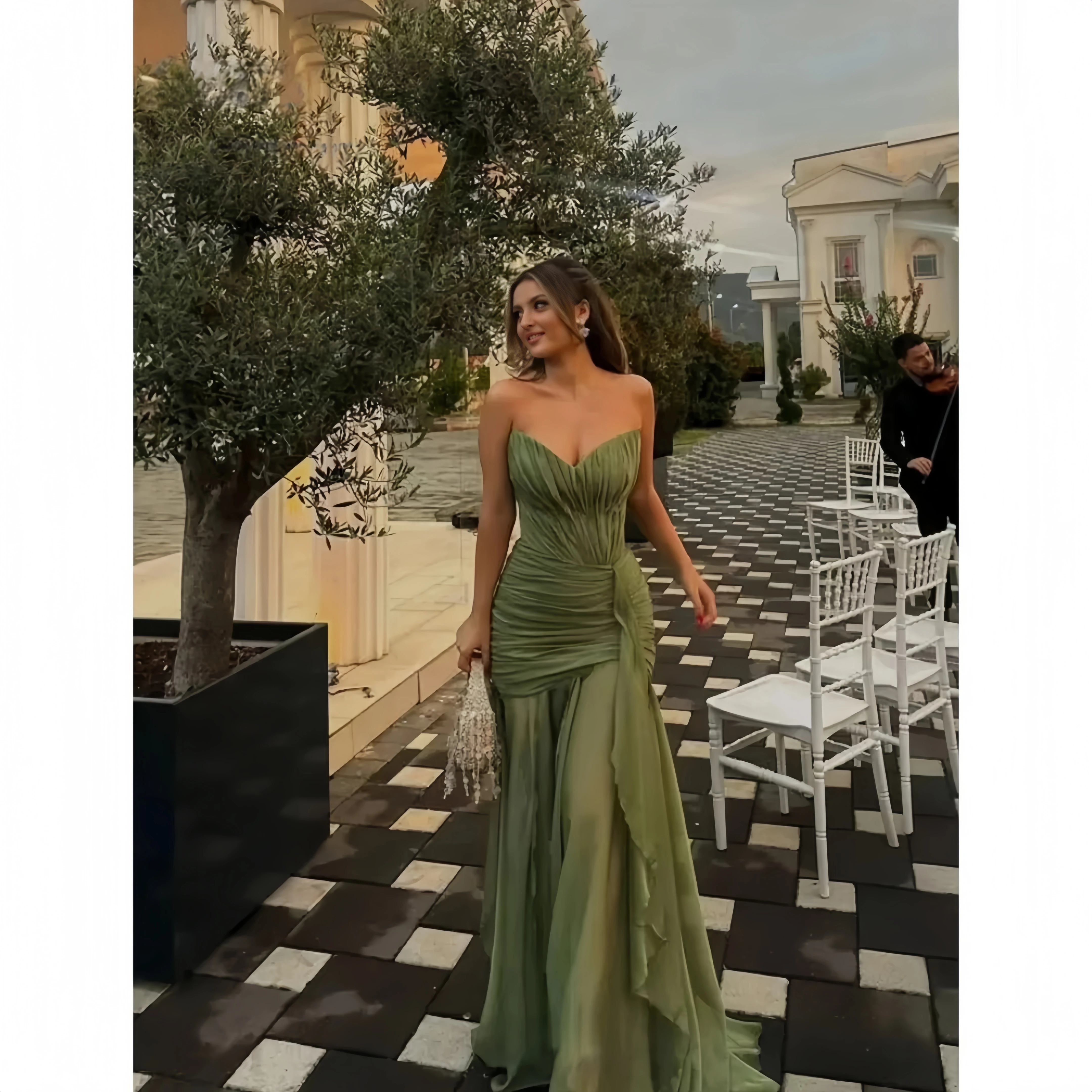 

Custom Sweetheart Sleeveless Off-shoulder Backless Bespoke Occasion Dresses 2026 Woman Luxury Evening Dress Elegant Prom Gowns