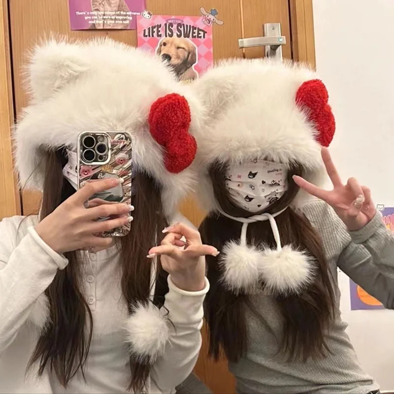 Autumn and Winter Cartoon Hell - Winter Clothing Earmuffs 评论和价格