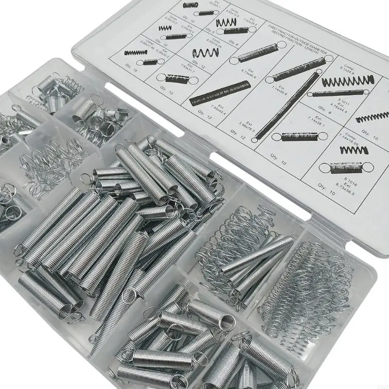 Description Picture 6 of item652F Multifunction 200pcs Spring Set Comprehensive 200pcs Spring set Essential Spring Assortment for Maintenance & Crafting
