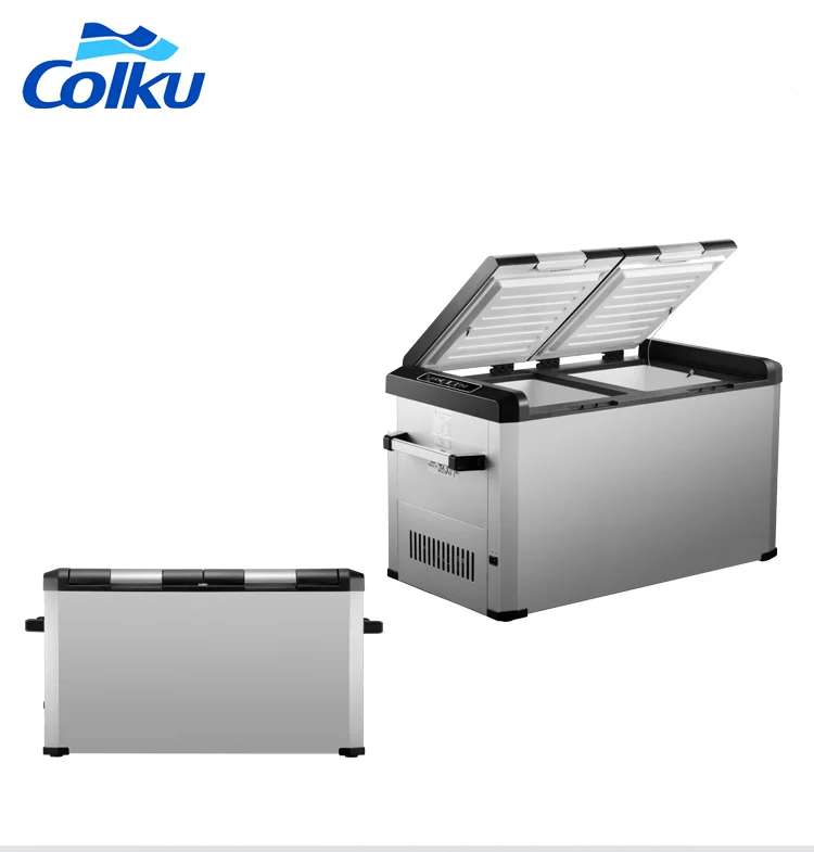 

Low Noise High Quality 12v 24v Solar Refrigerator Big Size Car Freezer Used For Traveling Portable Car Freezer