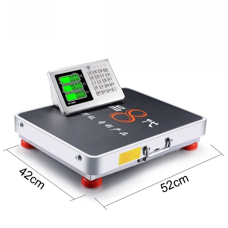 Portable wireless electronic scale 300kg commercial split table scale, accurate 600kg split scale