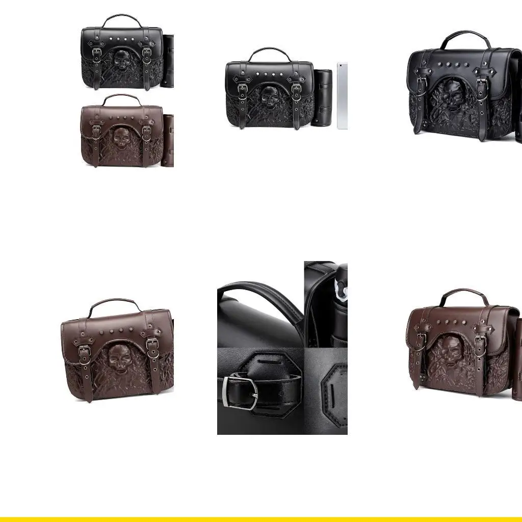 

SZCH мотоциклетная сумка из искусственной кожи с боковым хвостом, сумка для инструментов, седельная сумка, водонепроницаемая