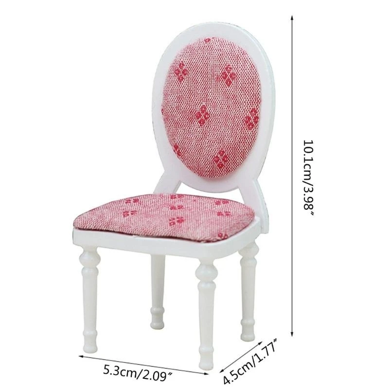 Mini chaise pour maison poupée, modèle meubles Simulation, joli meuble, 15UB