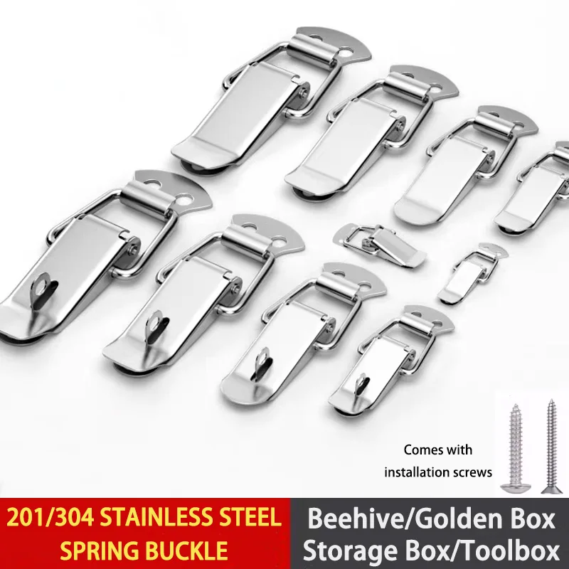 

1PCS Toggle Latches Spring Loaded Clamp Clip Case Box Latch Catch Toggle Tension Lock Lever Clasp Closures Crate Lock Snap