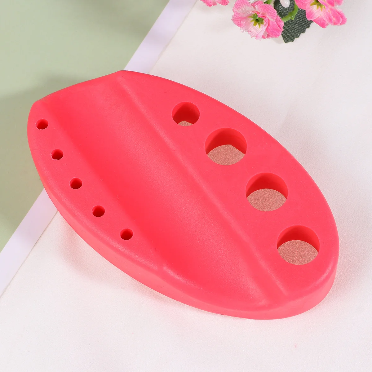 

1Pcs Silicone Pigment Ink Holder Tray for Eyebrow Tattoo Tools Compact Cup Stand Holds Pens Ink Capsules and
