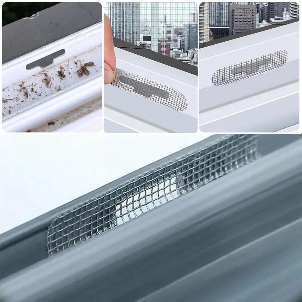 6/10/25/50pcs Adhesive Fix Net Window Home Anti Mosquito Fly Bug Insect Repair Screen Wall Patch Stickers Mesh Window Screen