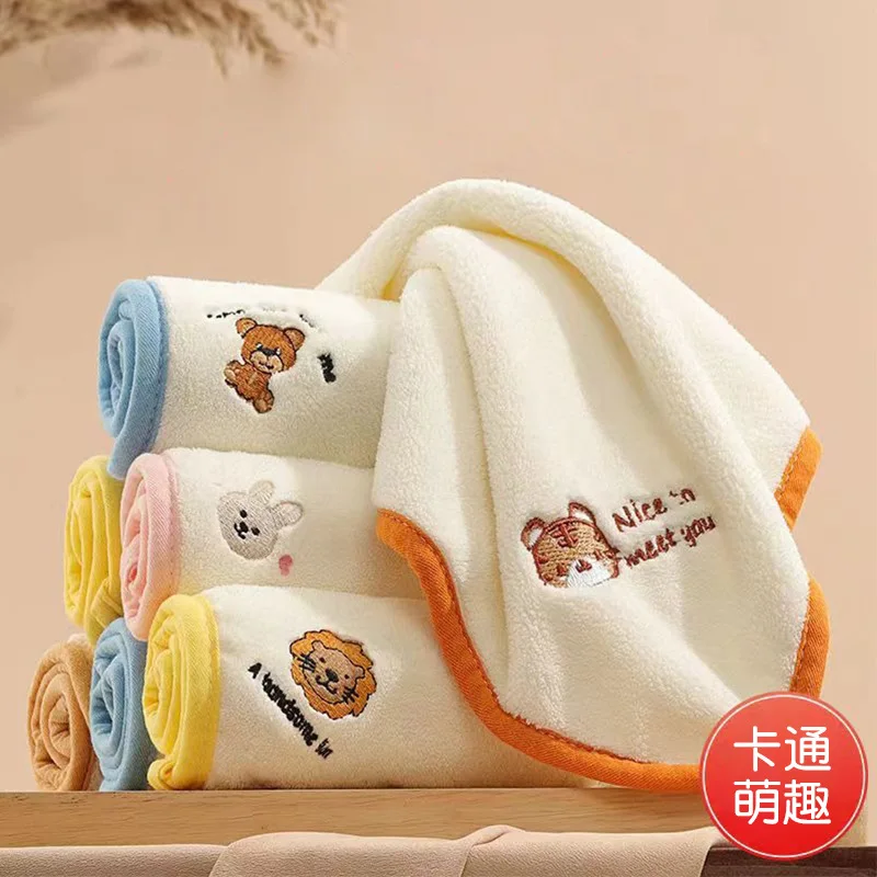 

Полотенца, носовой платок для мытья лица для новорожденных, детское домашнее полотенце для лица, детское полотенце для душа, маленькое квадратное полотенце