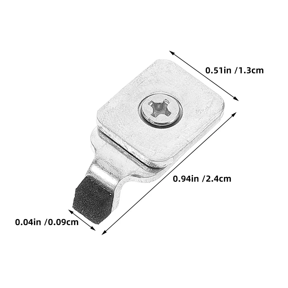 20Pcs Sleek Iron Curtain Track End Stops Multifunctional Secure Sliding Prevention Complete Set for Indoor Curtain Rail Repair