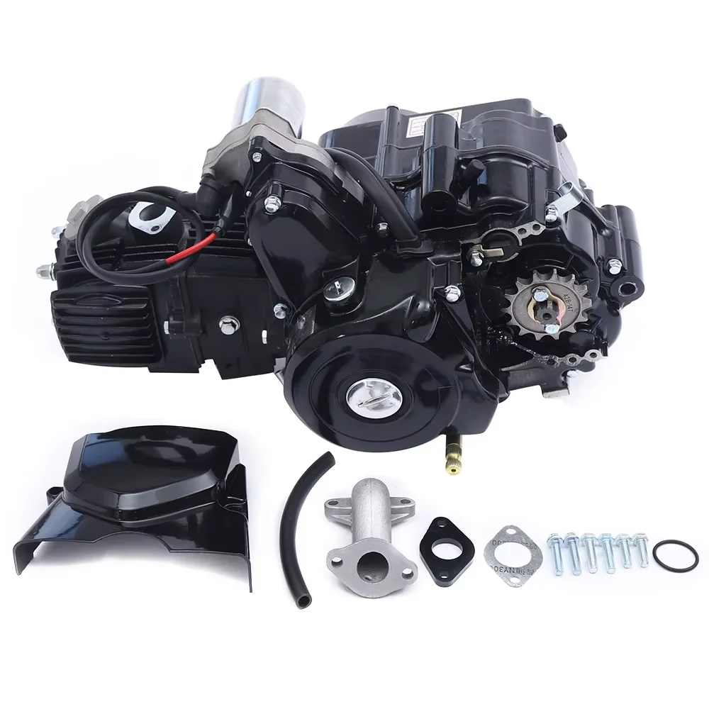 125cc 4 stroke Engine Motor Semi Auto w/Reverse Electric Start  For ATV GO Kart