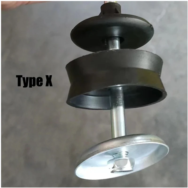 General Accessories for Conventional Manual Butter Guns, Cup Type X for Oil Seal Soft Rubber Rings with Diameter of 56MM ,60MM