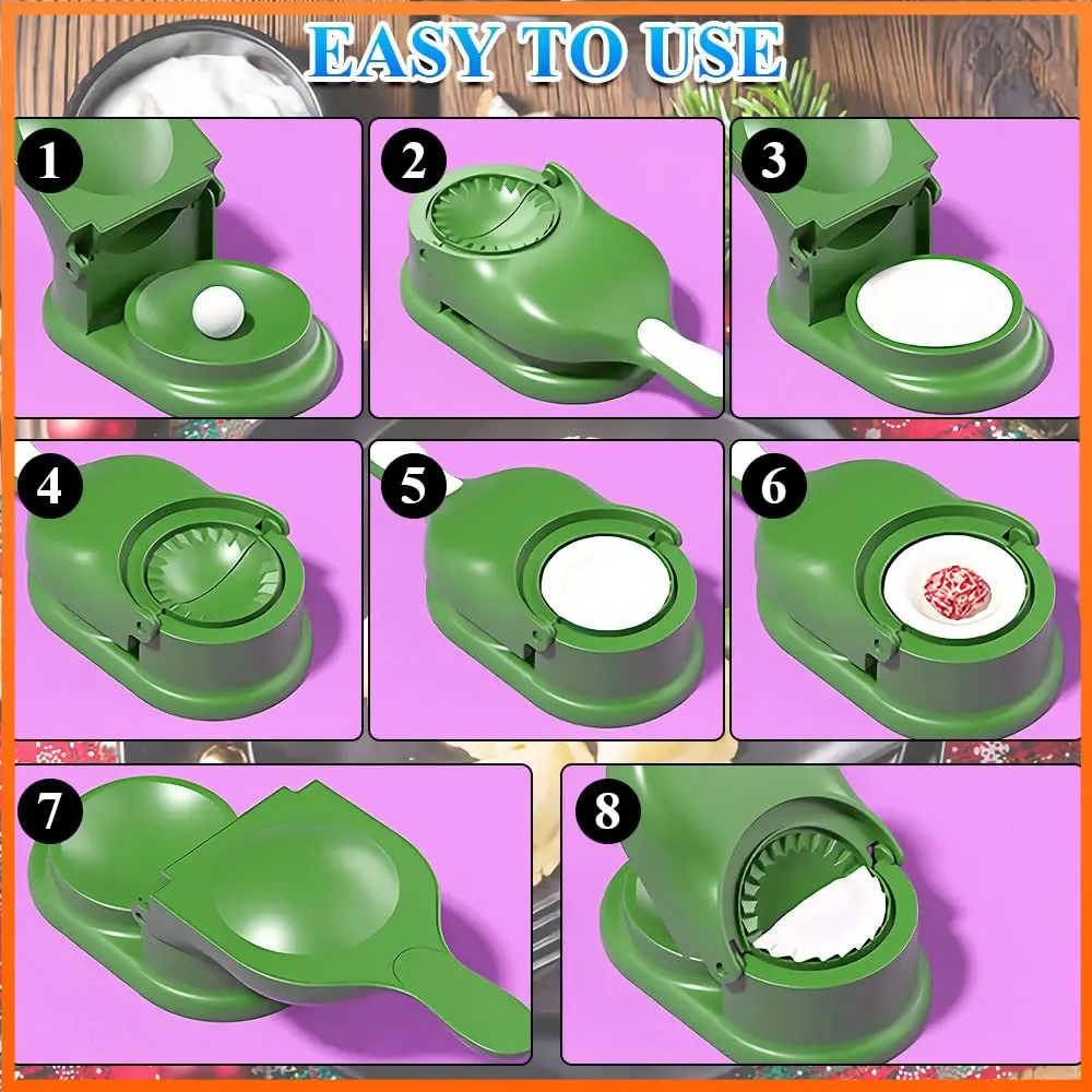 Dumpling Maker Making Dough Press Mould Dumpling Mold for Making Dumplings 2 in 1 Dumpling Machine Maker Device Making Tools