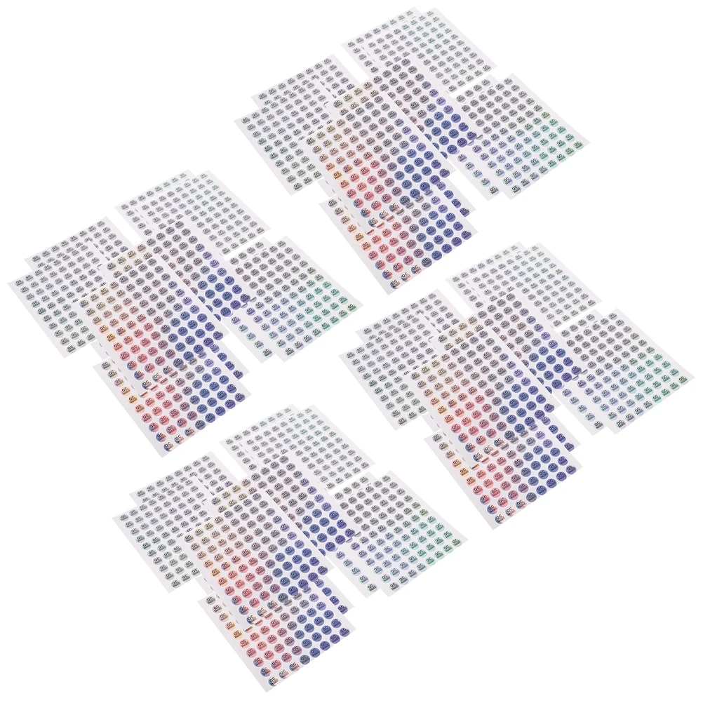 Etichette passate QC da 1600 pezzi Etichette di spedizione in magazzino Adesivi adesivi per ispezione di qualità Etichette di stato impermeabili Luminose