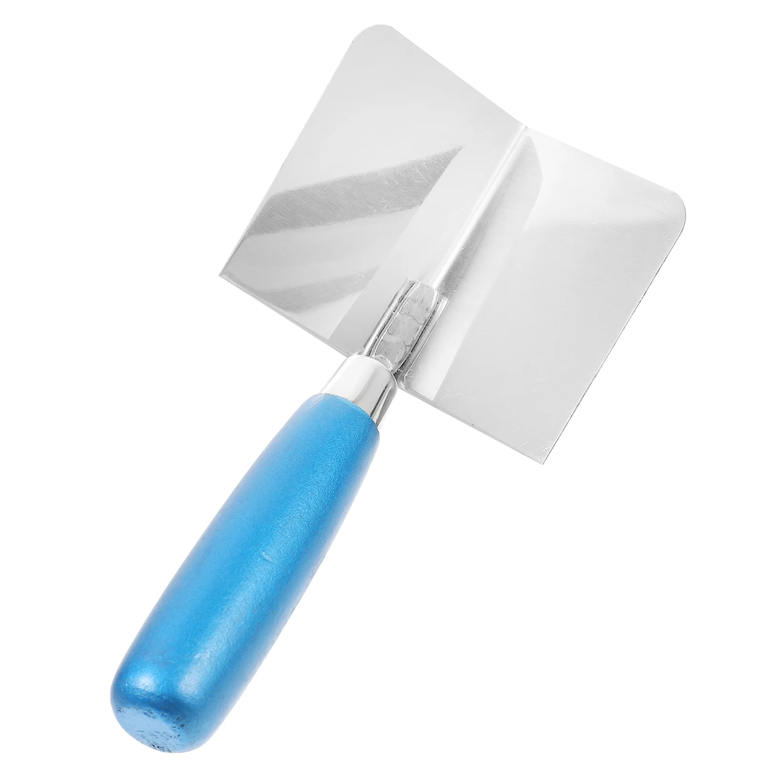 Stainless Steel Trowel Corner Puttying Decorative Trowels Scraper Tool Wooden Wall Angle Repair Scraping Tray