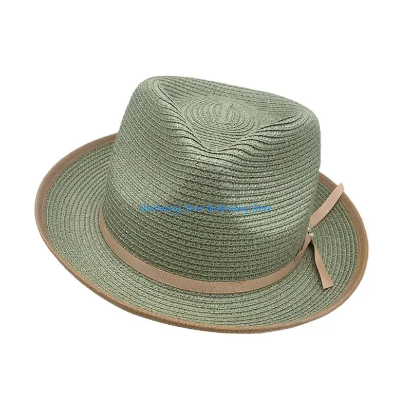 573B قبعة بأقواس ملفوفة مناسبة للسفر وخفيفة الوزن لحفلات الزفاف الصيفية للأماكن الخارجية