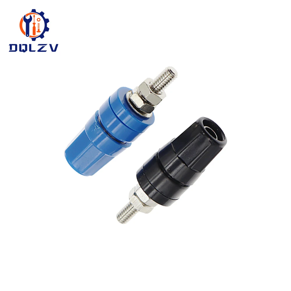 M4X36 Pure Copper Terminal 4MM Banana Jack Socket 20A Binding Post Banana Plug Connector