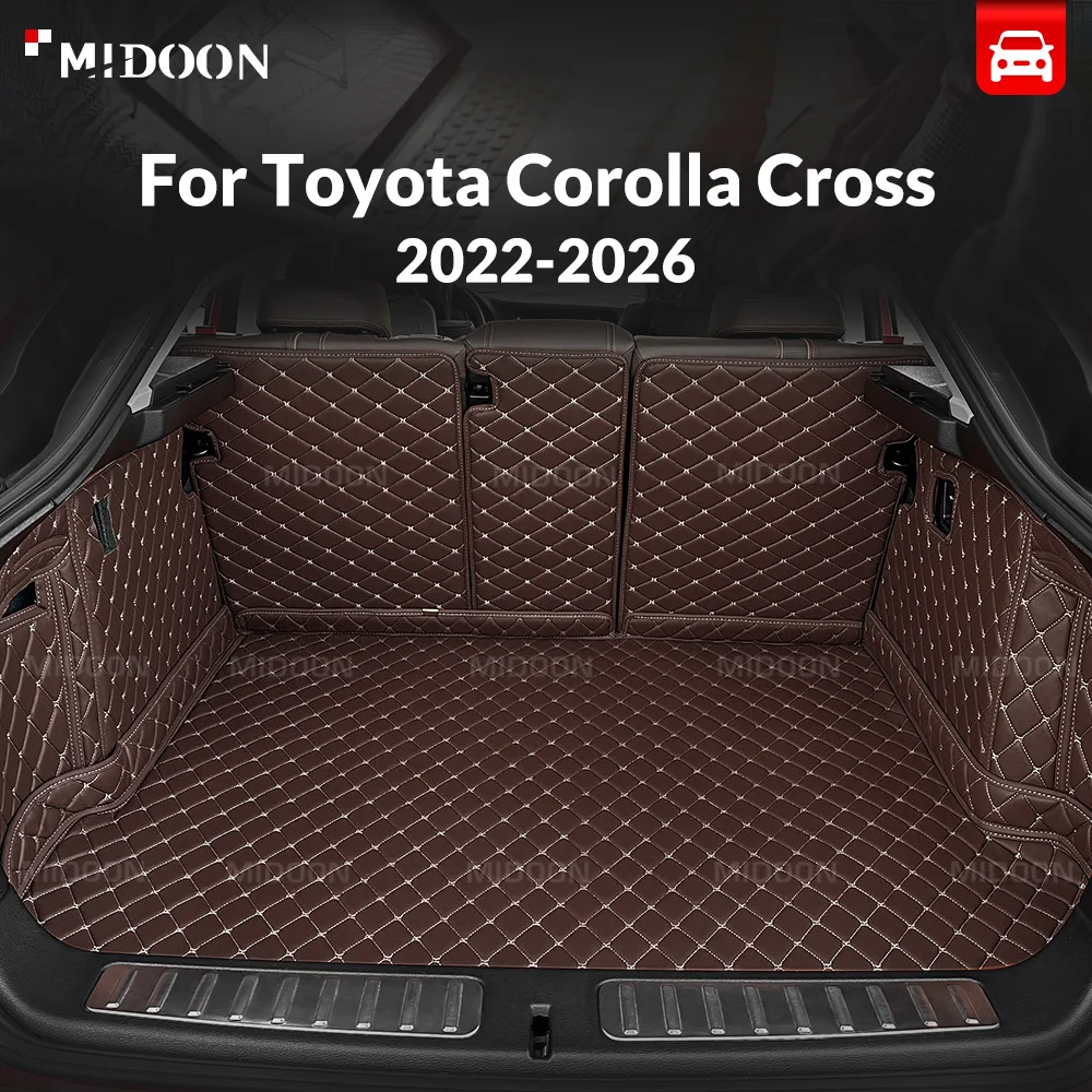 

Auto Full Coverage Trunk Mat For Toyota Corolla Cross 2022 2023 2024 2025 2026 Car Boot Cover Pad Interior Protector Accessories